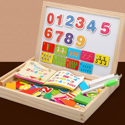 ARTIBLOX – 2-in-1 Wooden Kids' Drawing & Activity Board