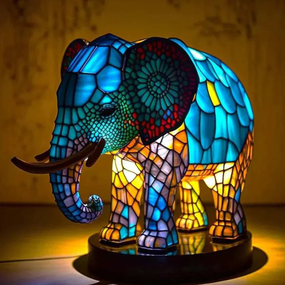 Artistic Glass Lamp with Unique Animal Designs for Stylish Decor