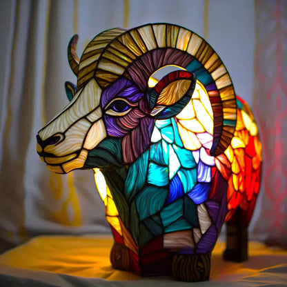 Artistic Glass Lamp with Unique Animal Designs for Stylish Decor