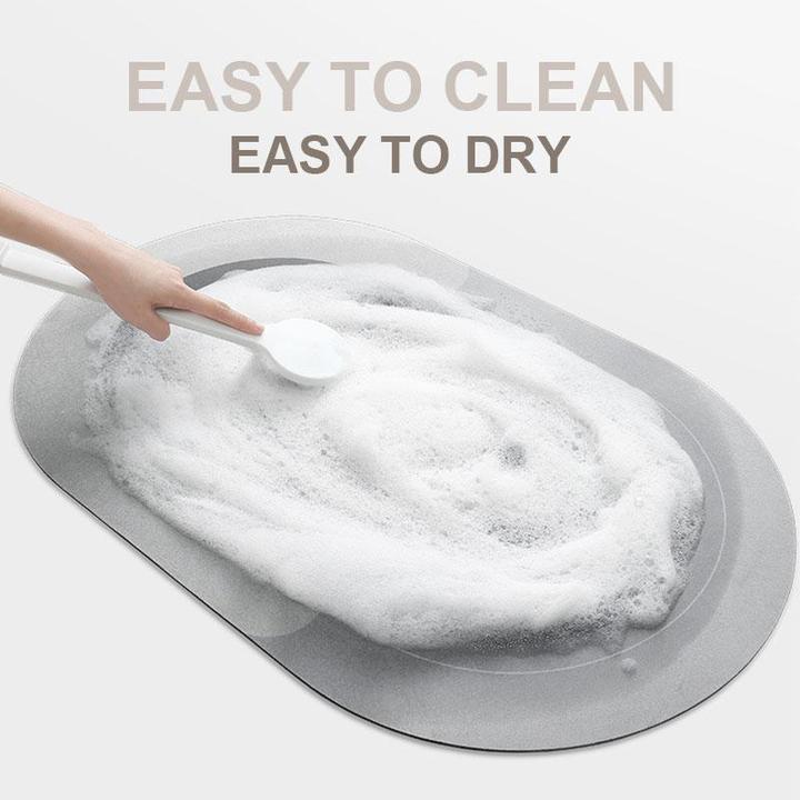 Aurea Quick Dry Bath Mat Plush Absorbent Luxury Rug