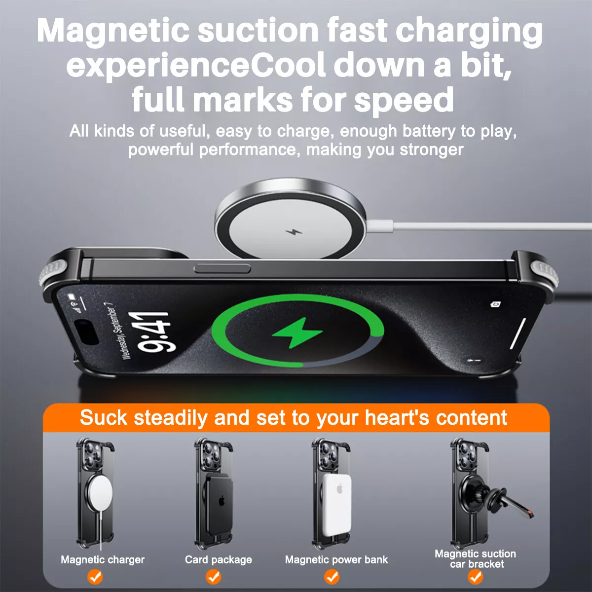 Aurex MagSafe iPhone Case - Borderless, Ultra Slim Titanium