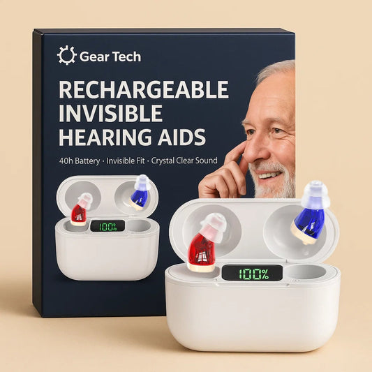 Rechargeable In-Ear Hearing Aids for Clear Sound