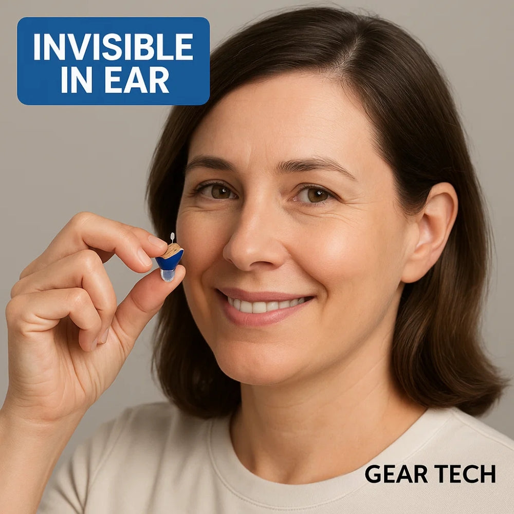 Rechargeable In-Ear Hearing Aids for Clear Sound
