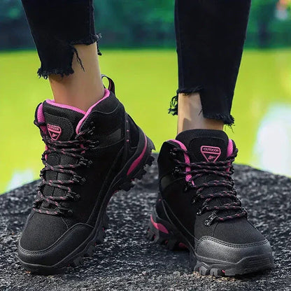 Women's Wide Winter Boots with Arch Support for Hiking