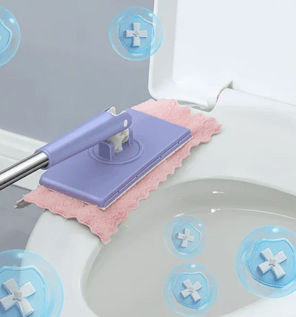Automatic Fast-Drying Clamping Mop for Wet and Dry Cleaning