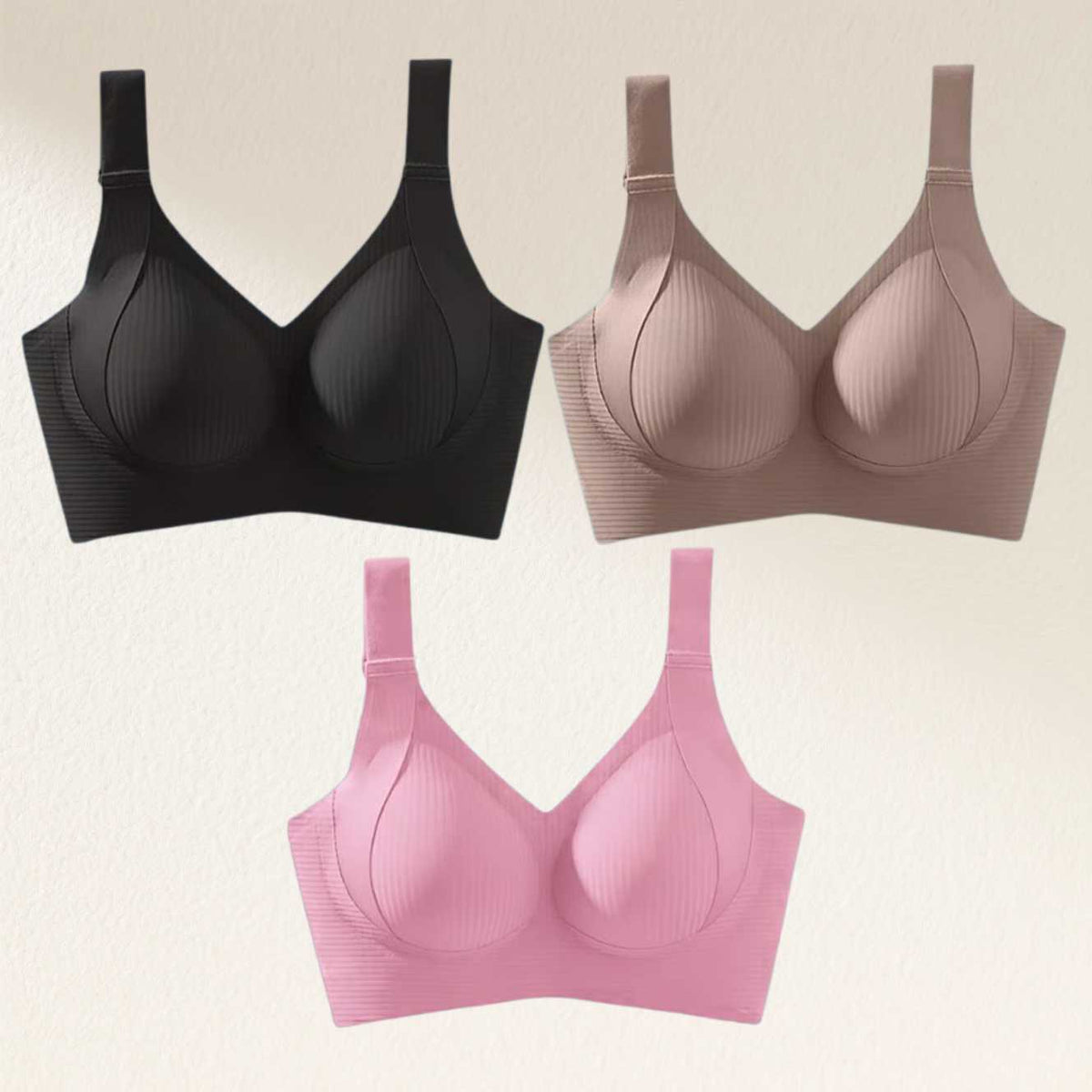 Buy 1 Get 3 Packs Super firming bra | Wire-free bra No more sagging breasts (3-Pack Value Set)