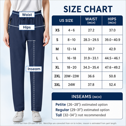 StretchActive - Women's Soft Stretch Casual Drape Pants