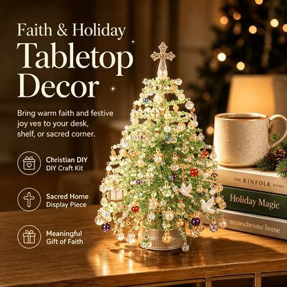 DIY Beaded Christmas Tree Kit – Create Your Own Sparkling Holiday Decoration