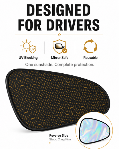 Premium Car Side Window Sunshade – UV Blocking Privacy Cover
