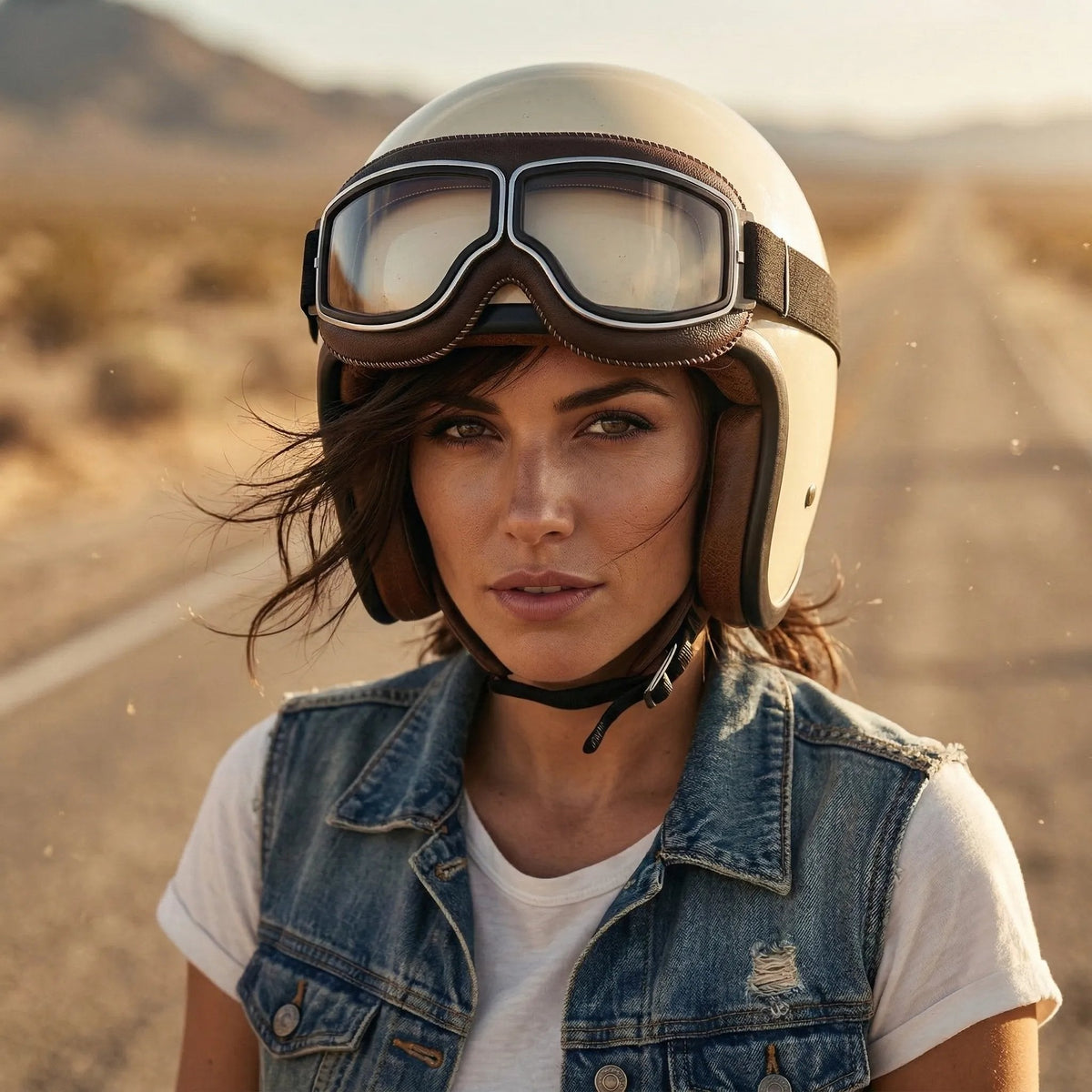 OTG Vintage Motorcycle Goggles (Fits Over Glasses)
