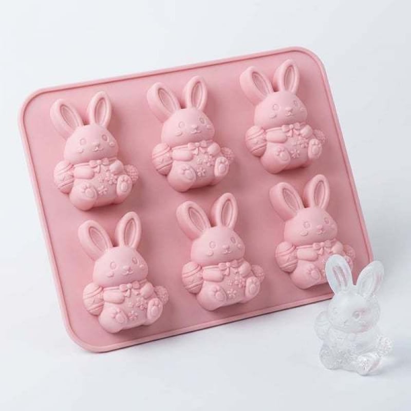 Mini Highland Cow/Rabbit Ice Cube Mold – Cute 3D Ice for Drinks, Parties & Gifts