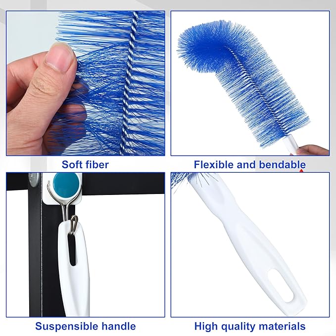 Washable Flexible Ceiling Fan Dust Brush 2Pack