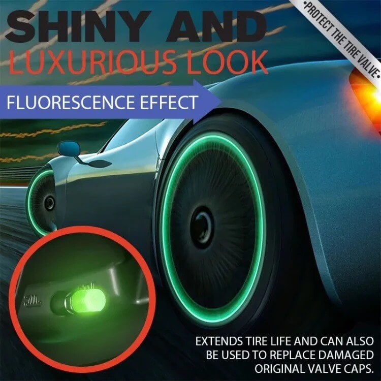 Luminous Tire Valve Stem Caps