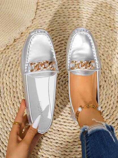 Women's Rubber Loafers – Slip-On, Lightweight