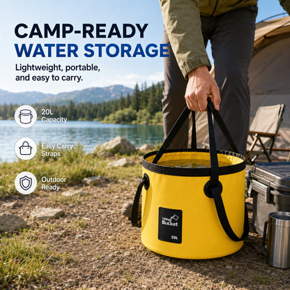 Portable Folding Water Storage BucketYour Go‐Anywhere Water Companion