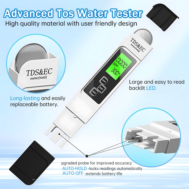Last Day 45% OFF2026 All-New 4 in 1 Digital Water Tester