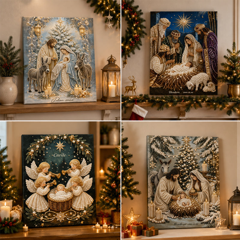 LAST DAY 49% OFF – Nativity Scene Diamond Painting Kit