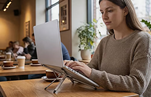 HOT SALE Magnetic Tablet Stand — Strong Suction & Foldable Design