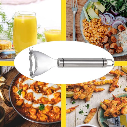Stainless Steel Corn Stripper – Remove Kernels in Seconds