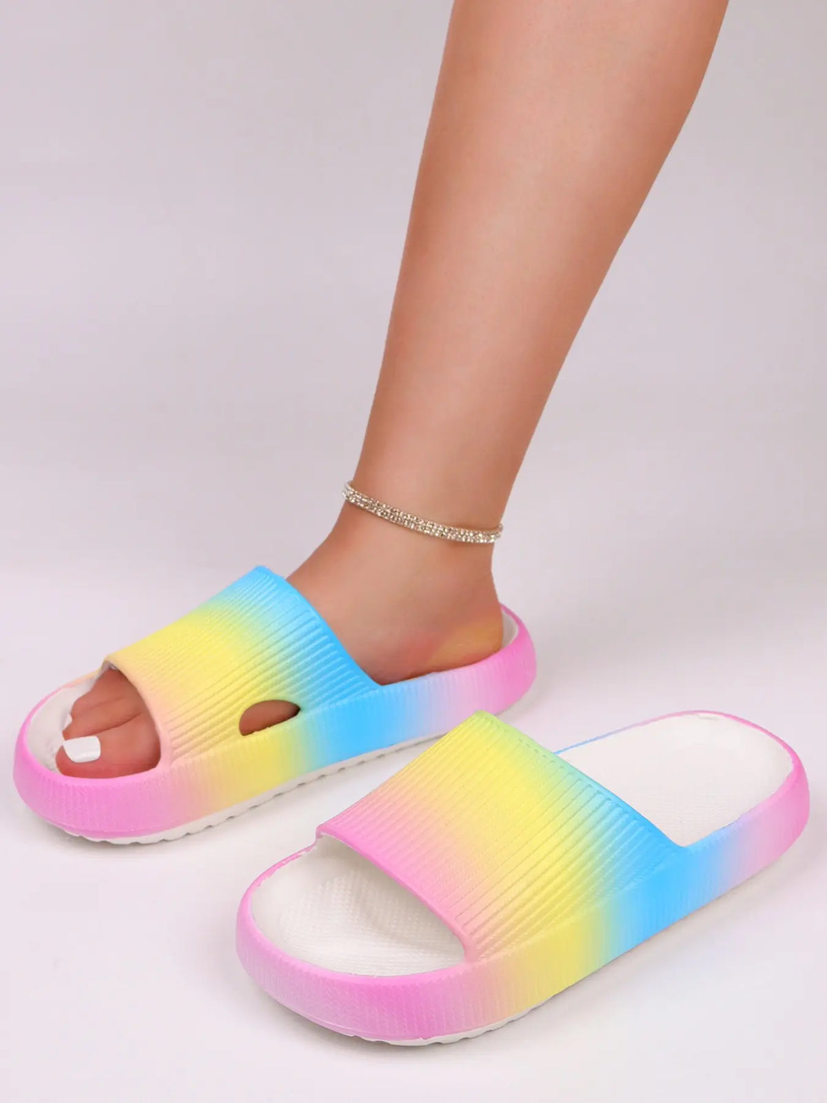 Women's EVA Slides – Bow, Non-Slip, Lightweight