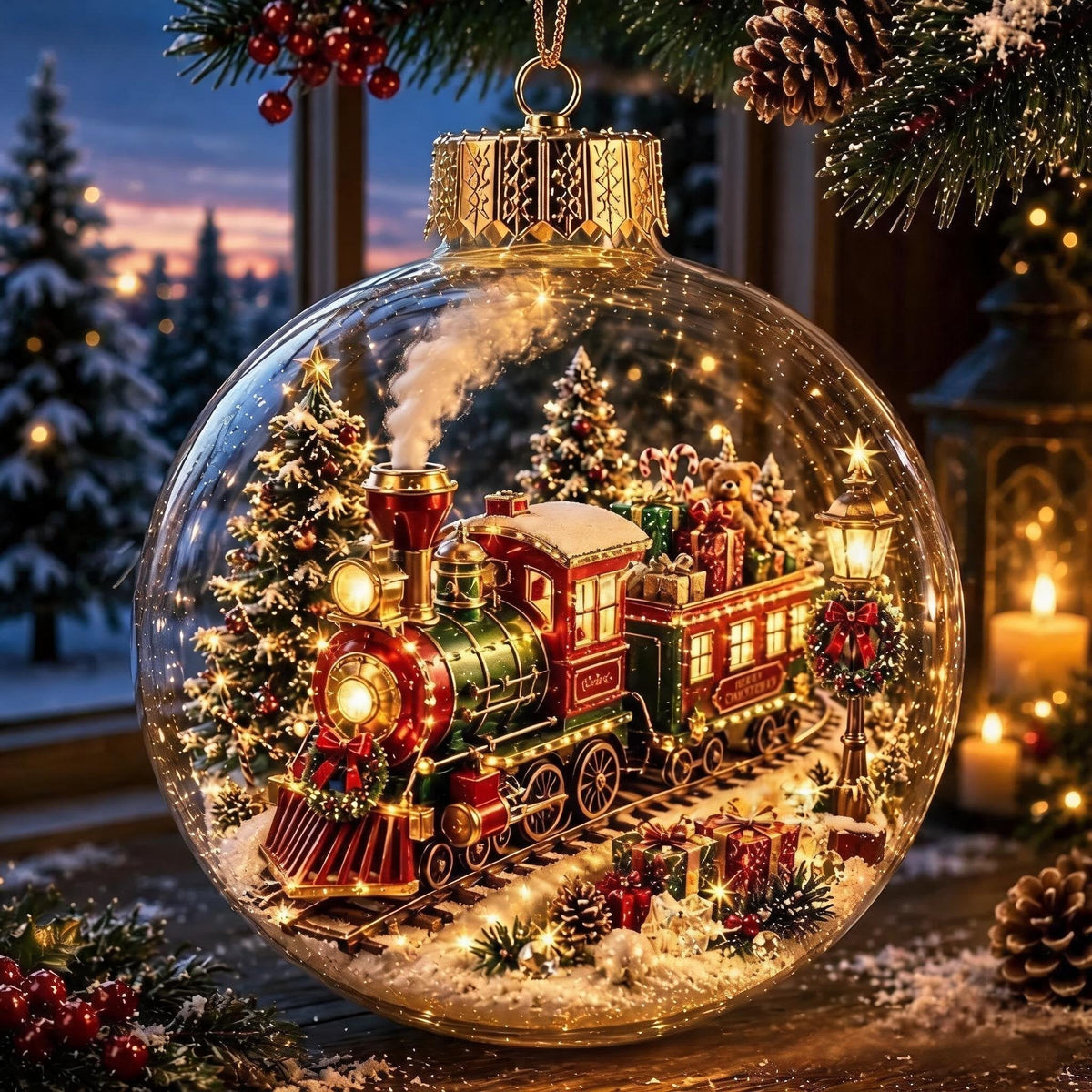 HOT SALE 50% OFF - Glowing Christmas Diorama Ornament