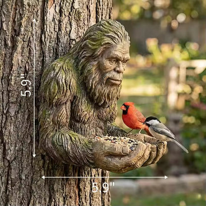 Bigfoot Bird Feeder– Outdoor Resin Decor