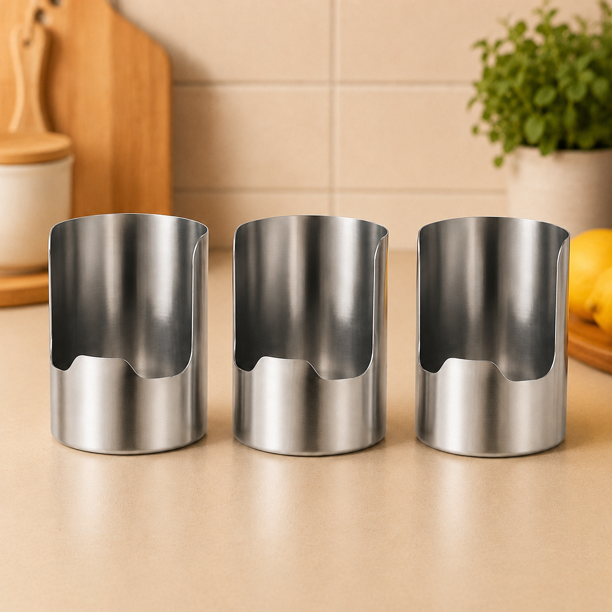 Stainless Steel Utensil & Lid Organizer