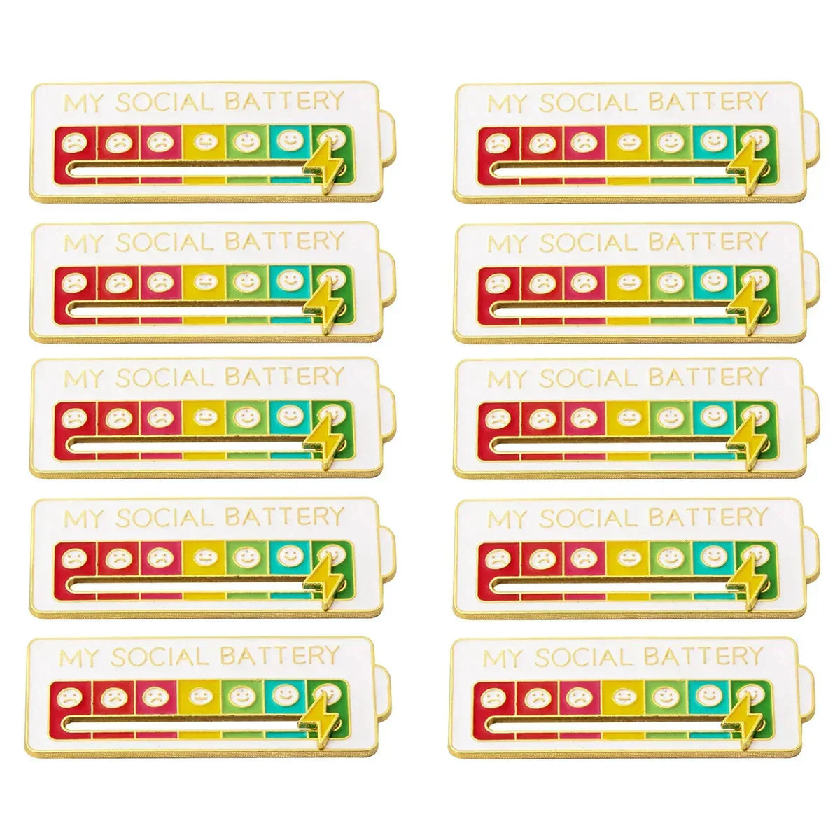 Social Battery Pin