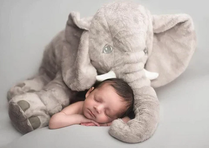 Baby's Soft Elephant Cuddle Buddy Plush Pillow