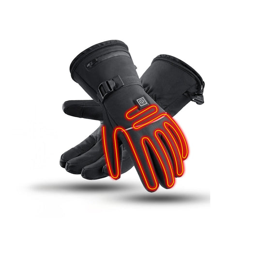 Battery-Powered Heated Gloves with Touchscreen Function and Adjustable Heat