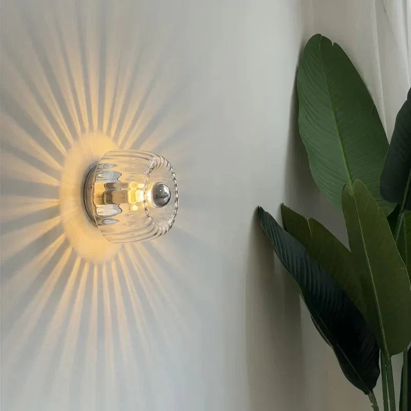 BauLux Glass Globe Sconce | Modern Accent Lighting for Cozy Interiors