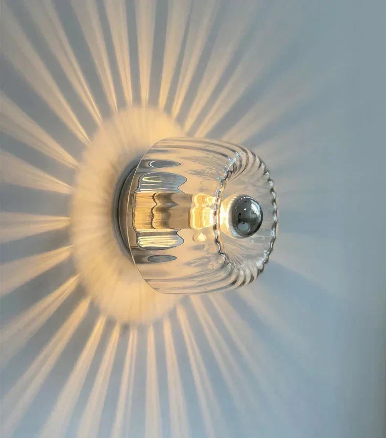 BauLux Glass Globe Sconce | Modern Accent Lighting for Cozy Interiors