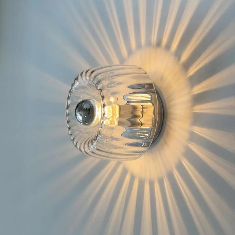 BauLux Glass Globe Sconce | Modern Accent Lighting for Cozy Interiors