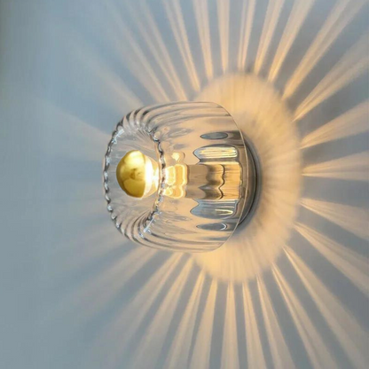 BauLux Glass Globe Sconce | Modern Accent Lighting for Cozy Interiors
