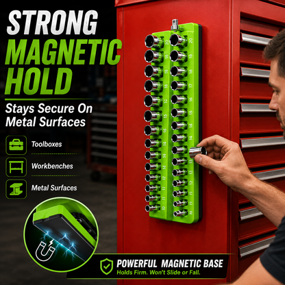 Magnetic Socket Organizer-Find Every Socket Instantly