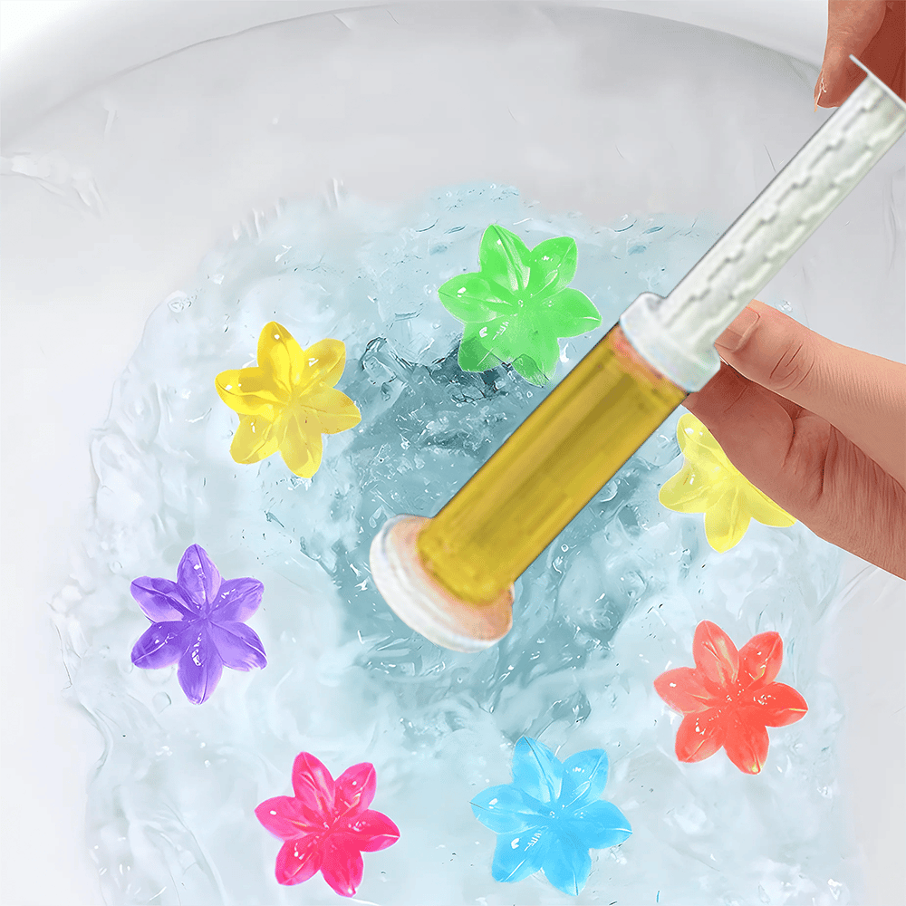 Hot Sale72 Flowers Toilet Cleaner Gel Stamp