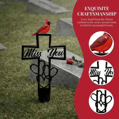 Metal Cemetery Memorial Plaque for Remembrance