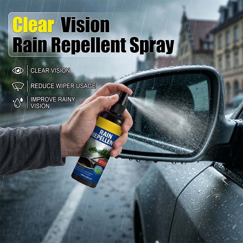 Hot Sale 50% OFF | Crystal Clear Windshield Rain Repellent Spray | Keep Your View Clear in Wet Weather