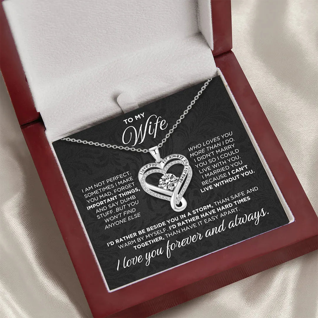 For Love - I Love You For Always & Forever Necklace