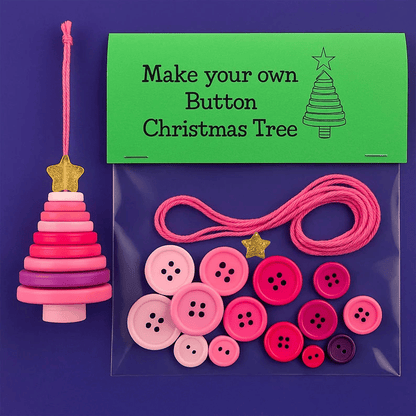 Buy 1 Get 1 Free DIY Button Ornament Kits