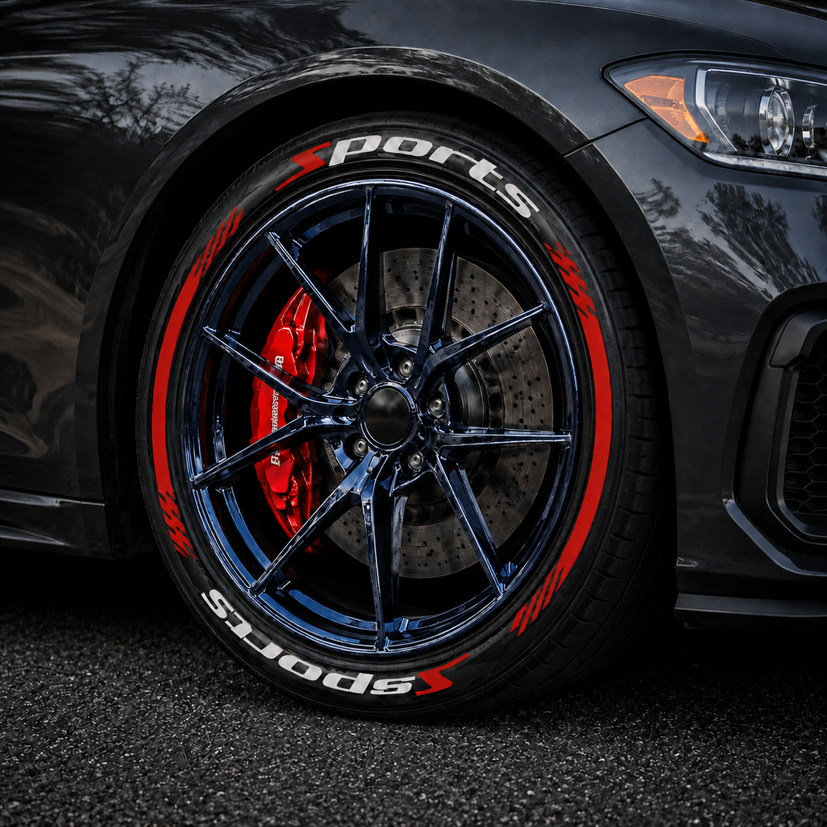 3D Waterproof Tire Decal Stickers