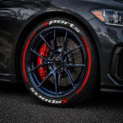 3D Waterproof Tire Decal Stickers