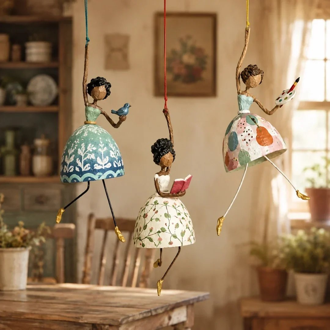 Let Your Space Dance — Whimsical Dancing Lady Hanging Ornament