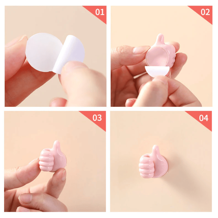 (Early Christmas Sale - 49% OFF) Creative Thumbs Up Shape Wall Hook