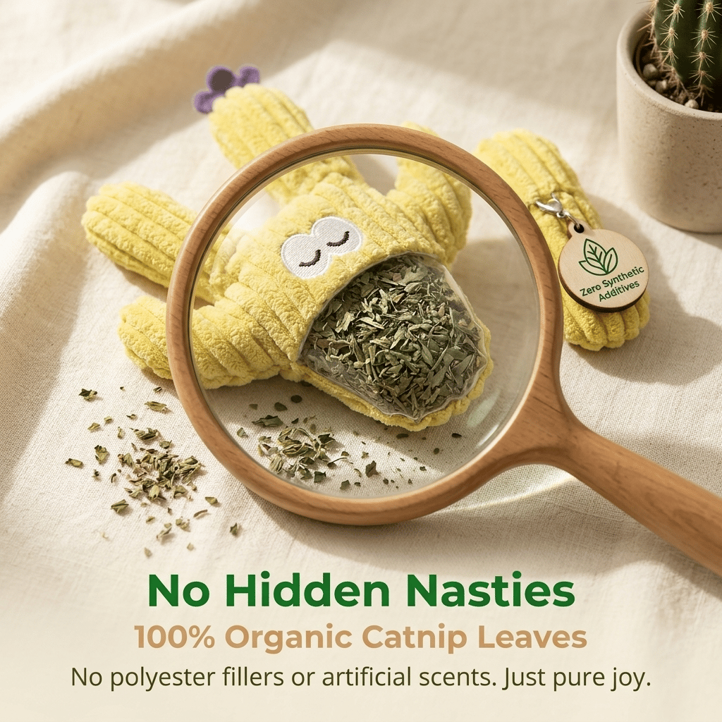 Last Day Promotion 49% OFF5pcHandmade Soft Cactus Kitten Chew Toys with Natural Catnip