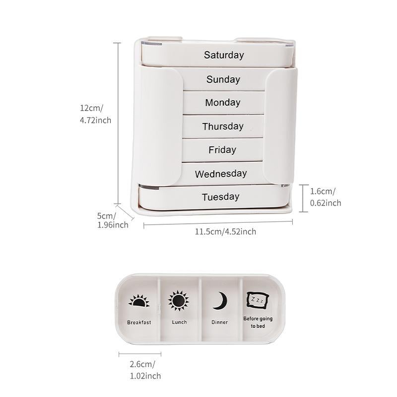 7-Day Medication Organizer - For Effortless Health Management!