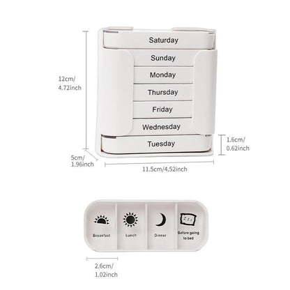 7-Day Medication Organizer - For Effortless Health Management!