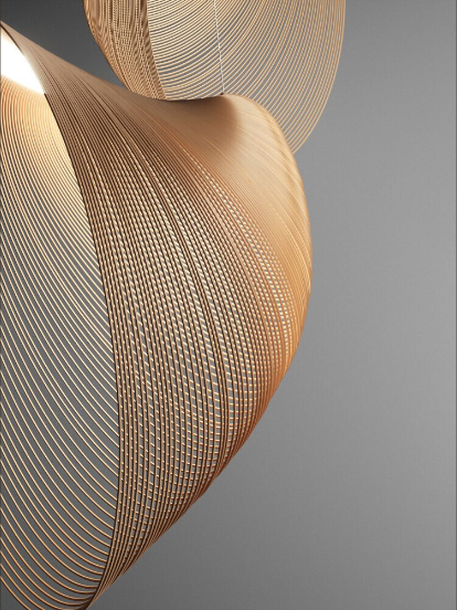 Birchwood Pendant Light by LumaBirch for Cozy Living Rooms