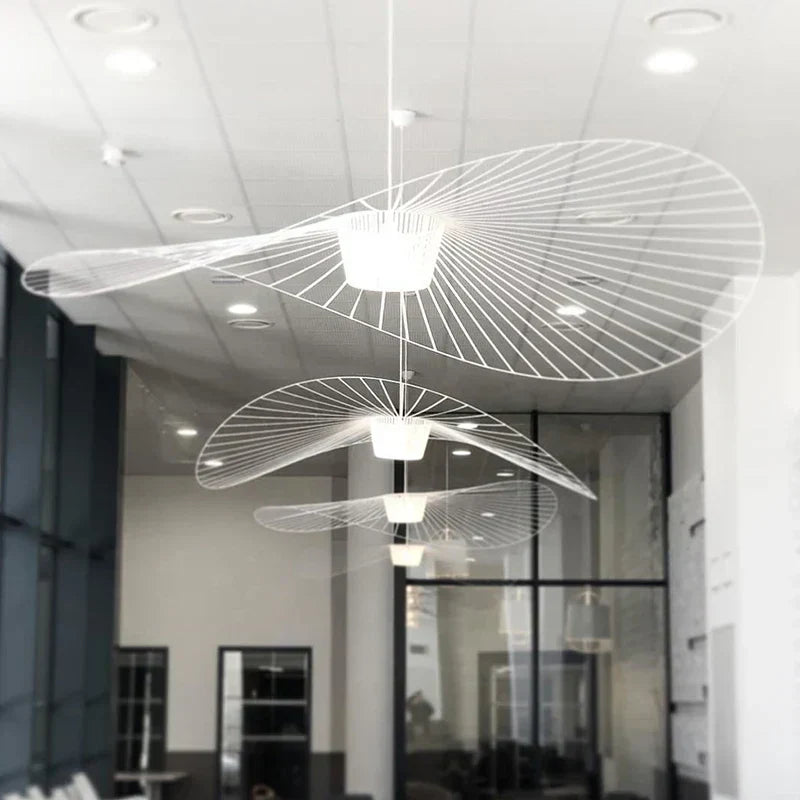 Black Pendant Lamp with Hat Design - Chic Lighting