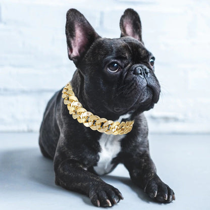 BlingBling Golden Dog Necklace